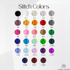 Stitch color chart