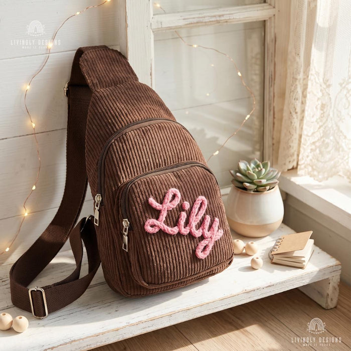 Personalized Kids Crossbody Bag Shoulder Pack