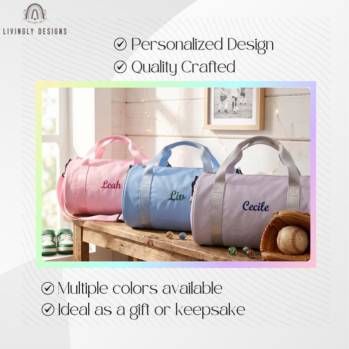 Personalized Dance Duffle/Travel Bag for Toddlers
