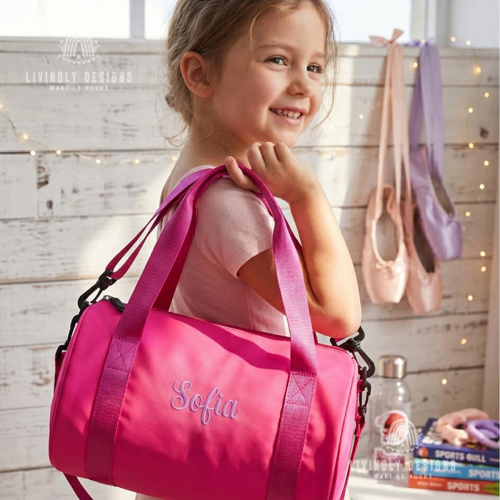Personalized Dance Duffle/Travel Bag for Toddlers
