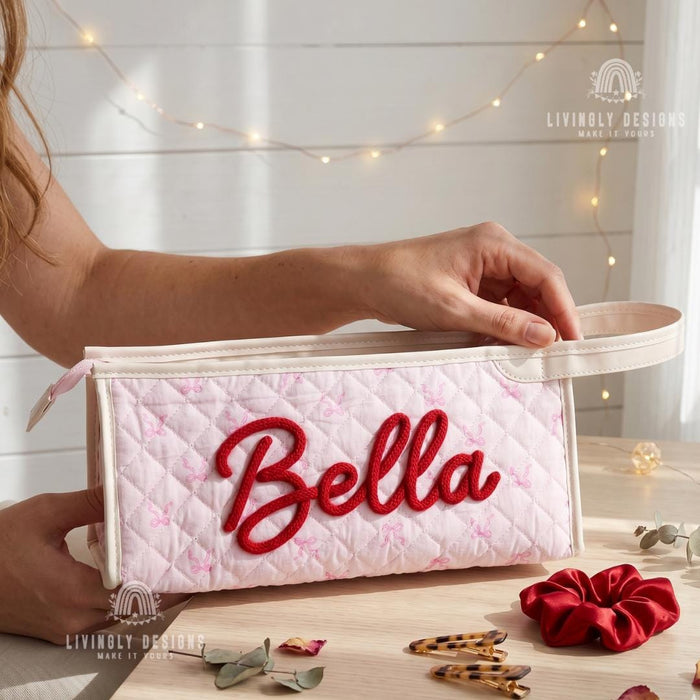 Personalized Portable Hair Dryer & Styling Tool Storage Bag/Travel Organizer