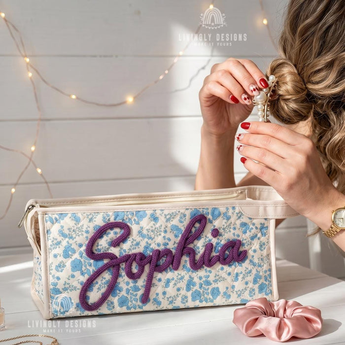 Personalized Portable Hair Dryer & Styling Tool Storage Bag/Travel Organizer