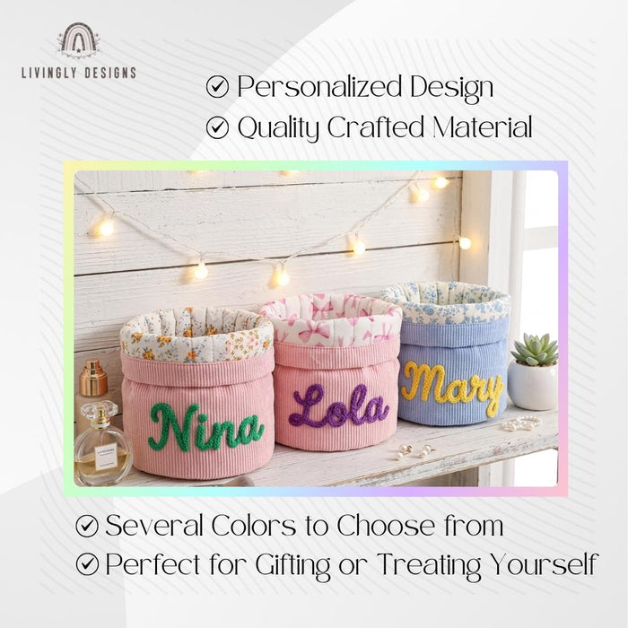 Custom Cosmetic Bag: Large Capacity Cylindrical Makeup Organizer