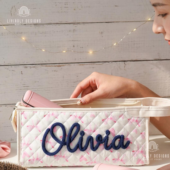Personalized Portable Hair Dryer & Styling Tool Storage Bag/Travel Organizer