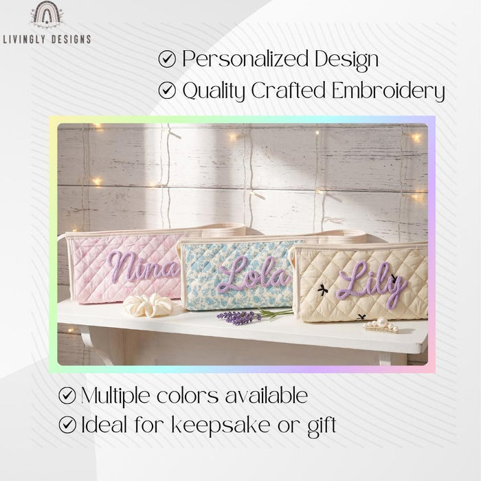 Personalized Portable Hair Dryer & Styling Tool Storage Bag/Travel Organizer