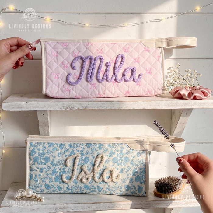 Personalized Portable Hair Dryer & Styling Tool Storage Bag/Travel Organizer