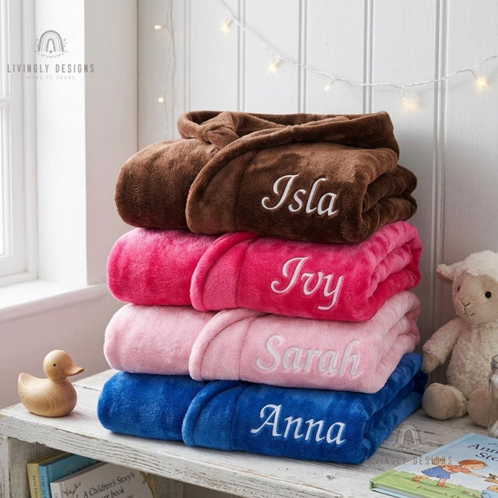 Custom Kids Hooded Robe: Bathrobe for Toddlers & Children