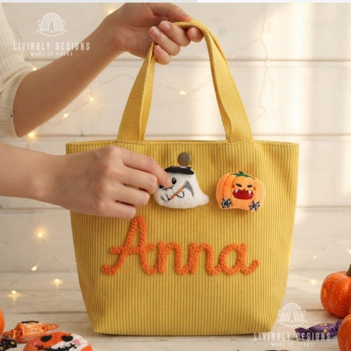 Personalized Kids Trick or Treat Shoulder Bag