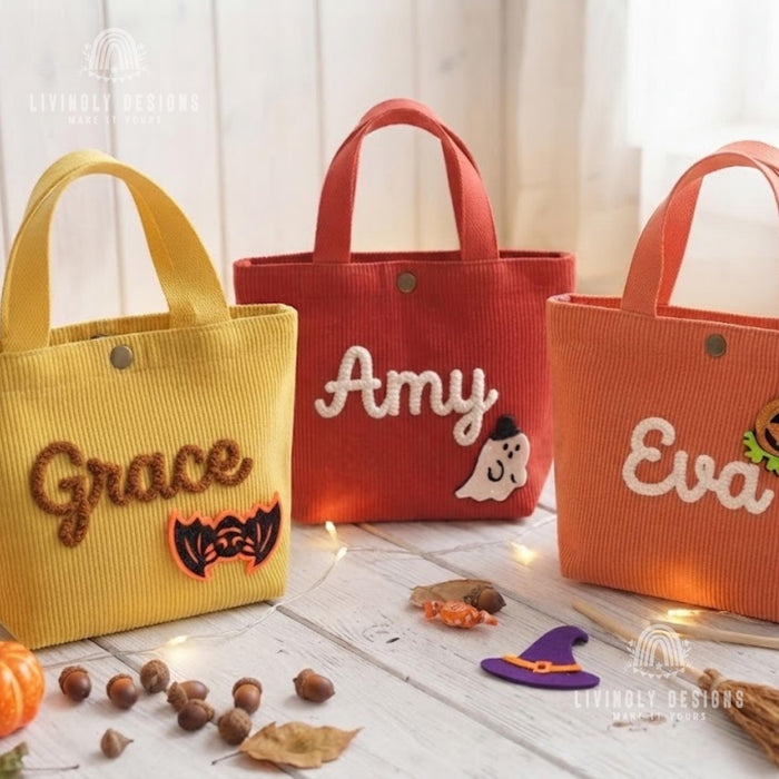 Personalized Kids Trick or Treat Shoulder Bag