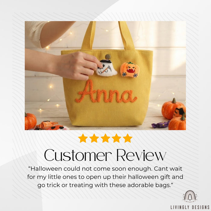 Personalized Kids Trick or Treat Shoulder Bag