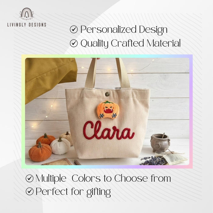 Personalized Kids Trick or Treat Shoulder Bag