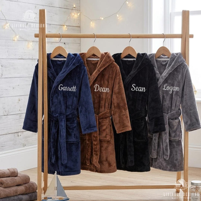 Custom Kids Hooded Robe: Bathrobe for Toddlers & Children
