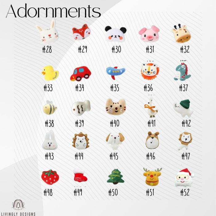 Design adornments chart