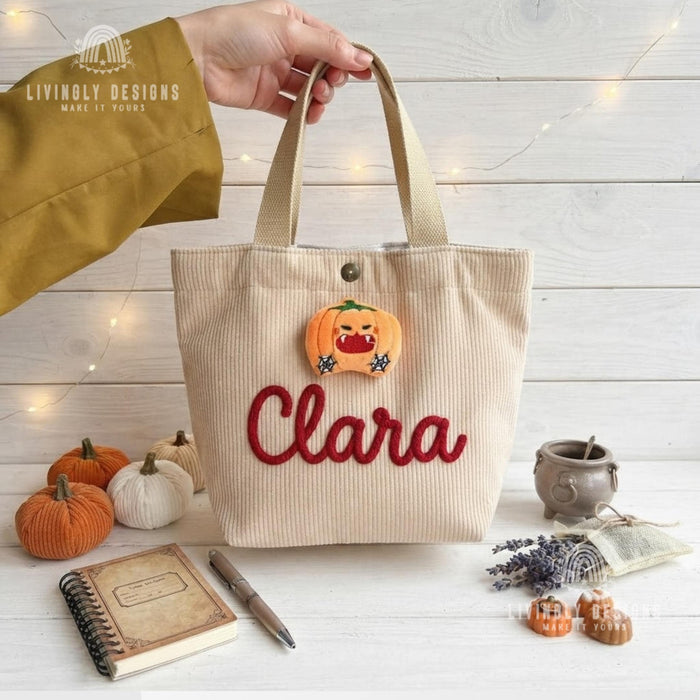 Personalized Kids Trick or Treat Shoulder Bag
