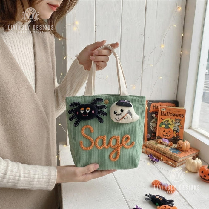 Personalized Kids Trick or Treat Shoulder Bag