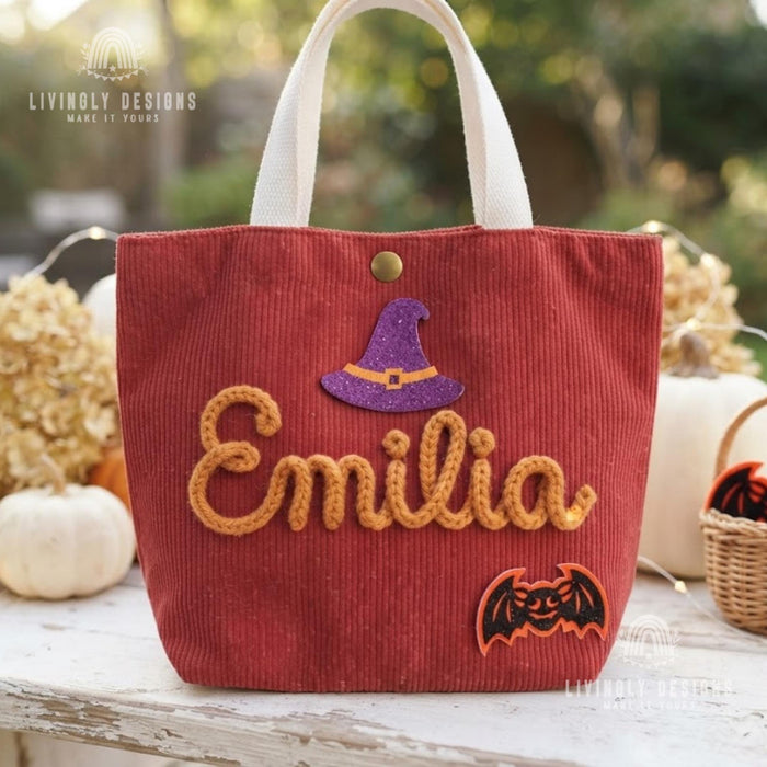 Personalized Kids Trick or Treat Shoulder Bag