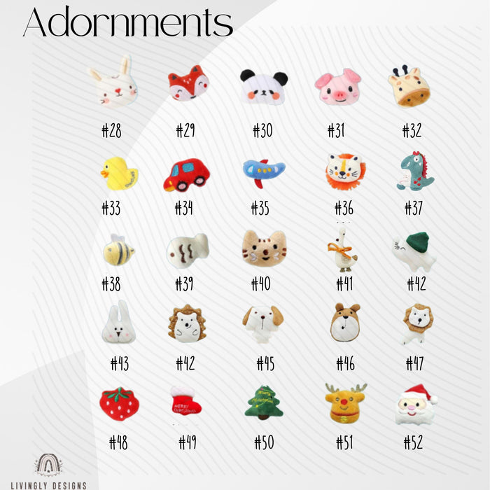Design adornments chart