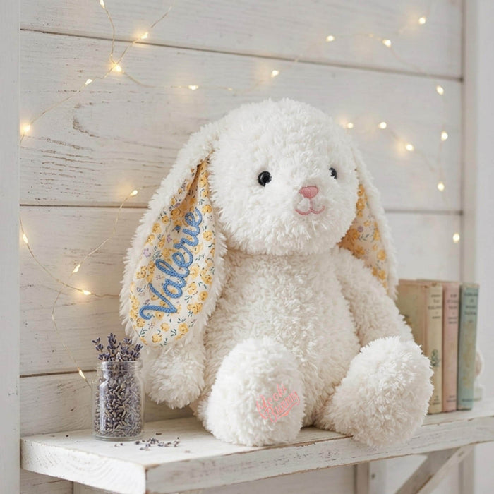 Personalized Bunny Stuffed Animal - Name Plush Rabbit